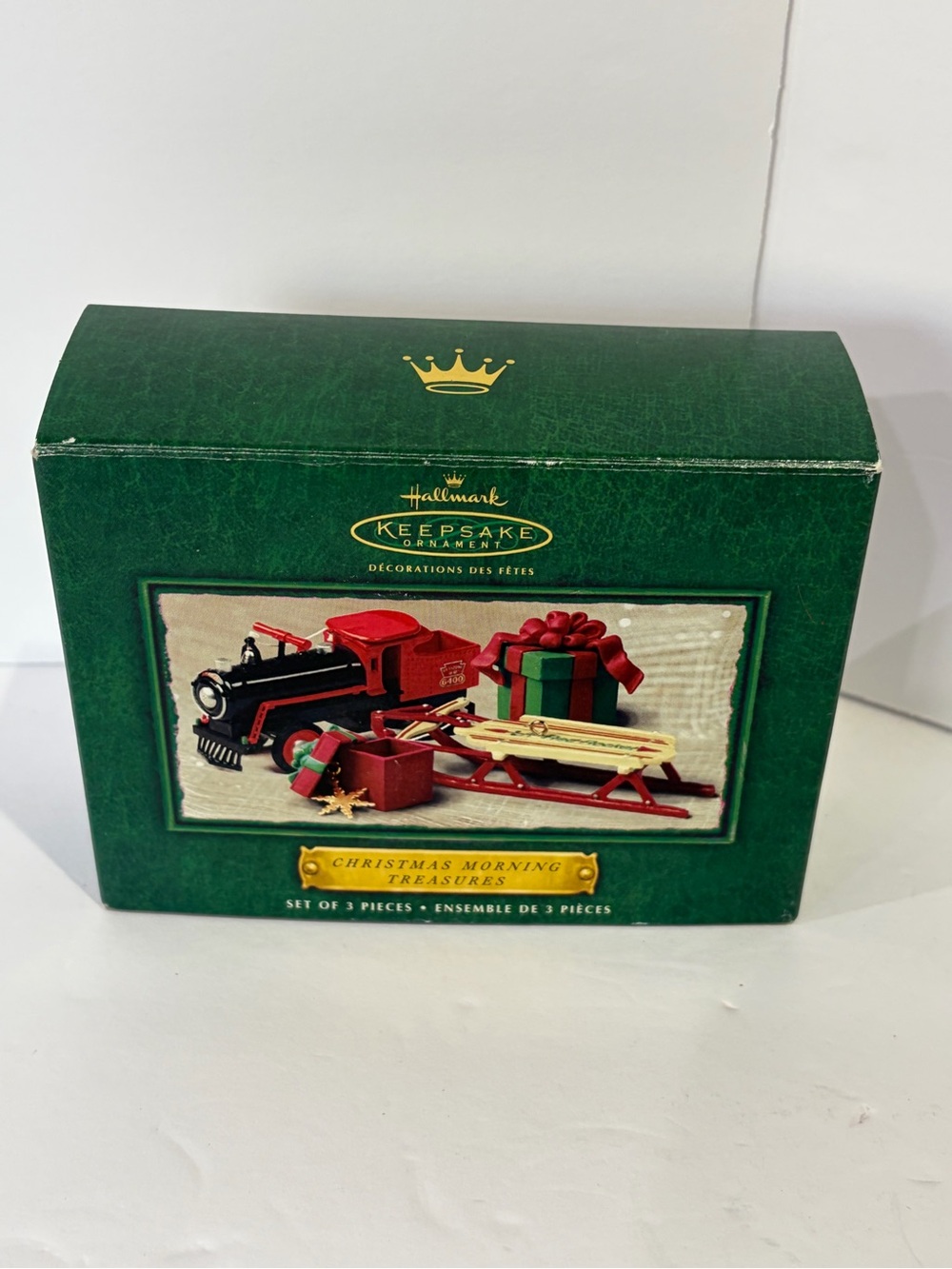 2002 Hallmark Keepsake Ornament Christmas Morning Treasures Set
